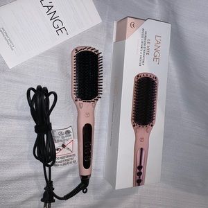 Hairbrush straightener